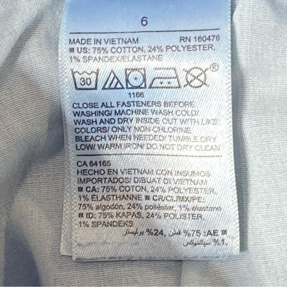 Old Navy Shorts Womens 6 Blue High Rise Georgia Destroy Distressed Raw Hem Denim - Picture 7 of 11